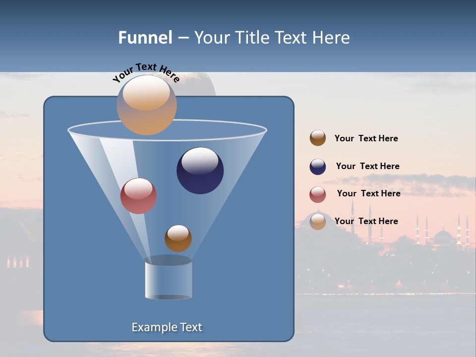 Historical Sundown Vacation PowerPoint Template