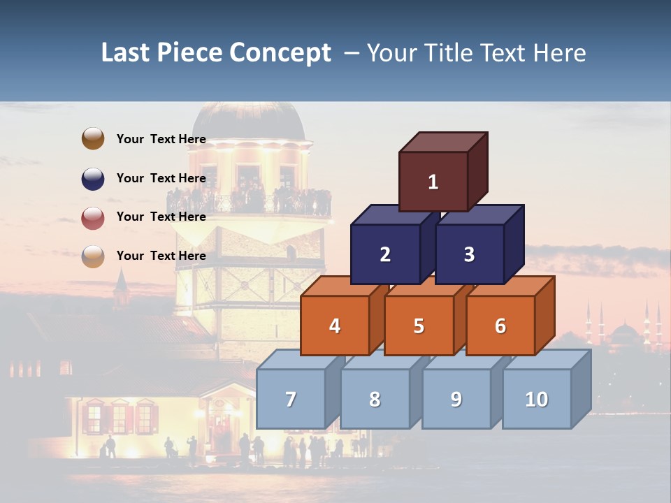 Historical Sundown Vacation PowerPoint Template