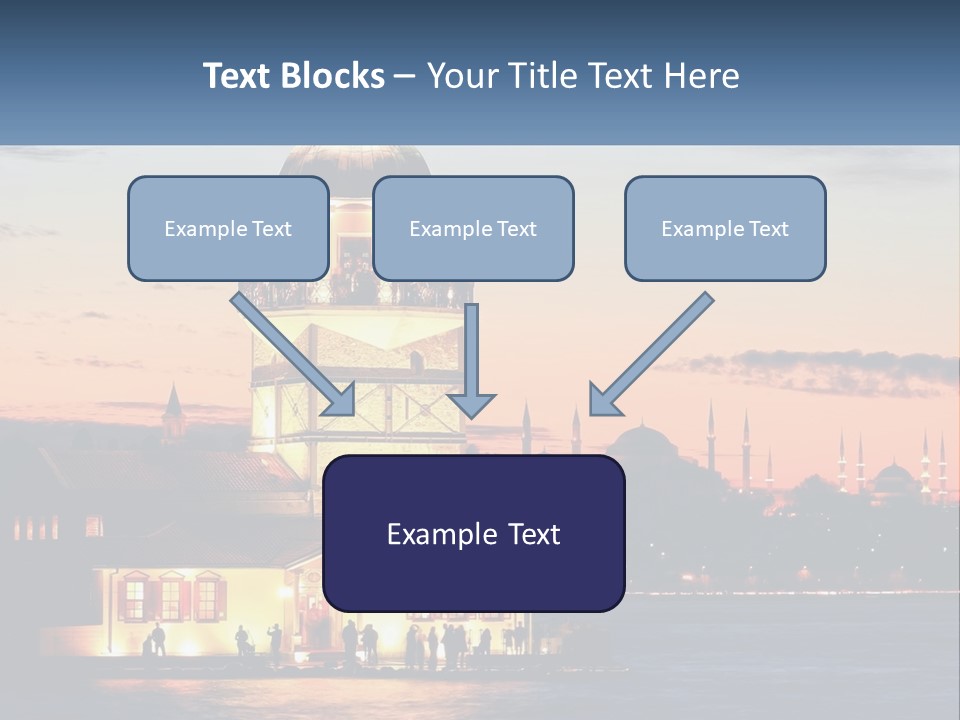 Historical Sundown Vacation PowerPoint Template