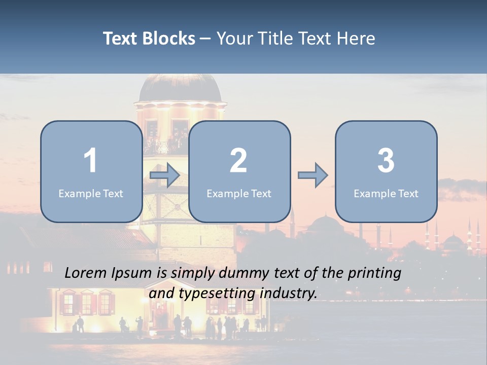 Historical Sundown Vacation PowerPoint Template