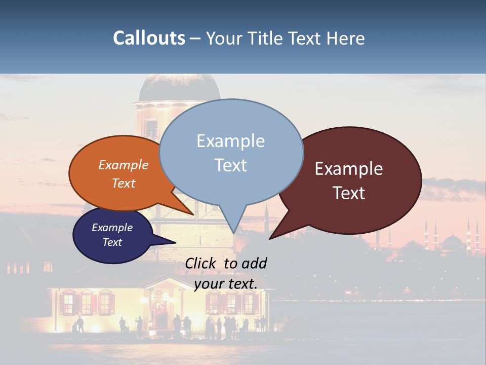 Historical Sundown Vacation PowerPoint Template