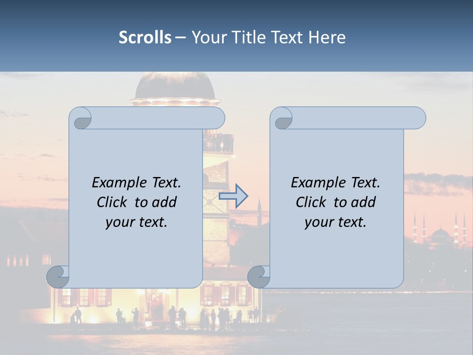 Historical Sundown Vacation PowerPoint Template