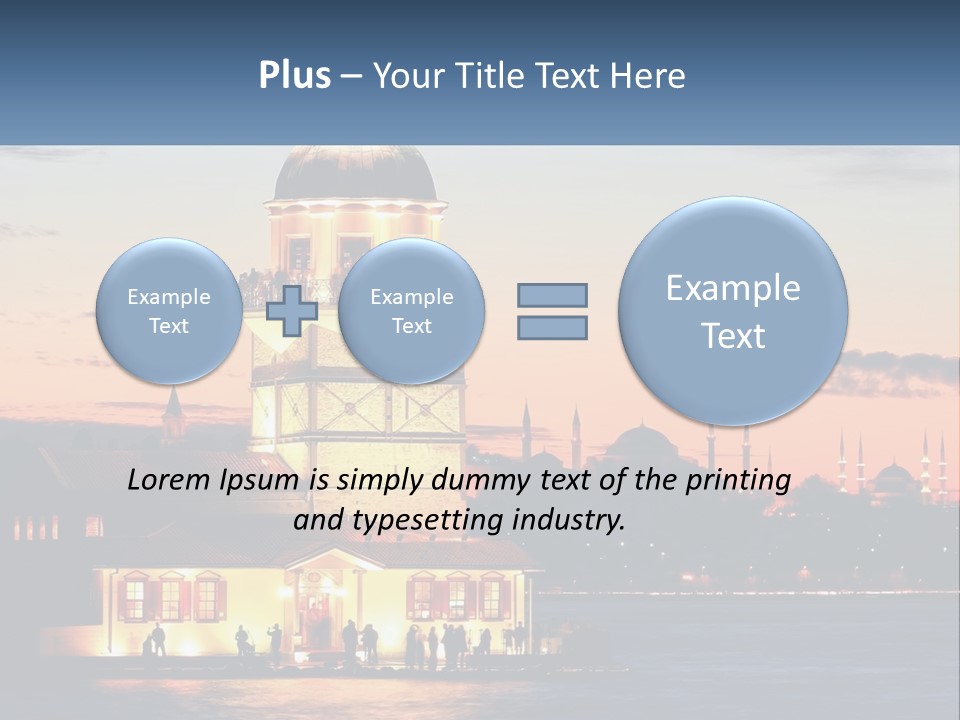 Historical Sundown Vacation PowerPoint Template