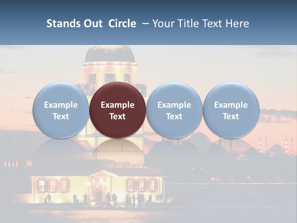 Historical Sundown Vacation PowerPoint Template