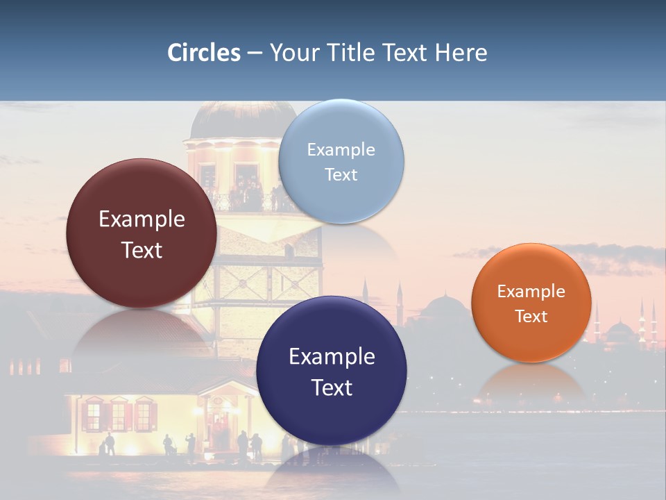 Historical Sundown Vacation PowerPoint Template