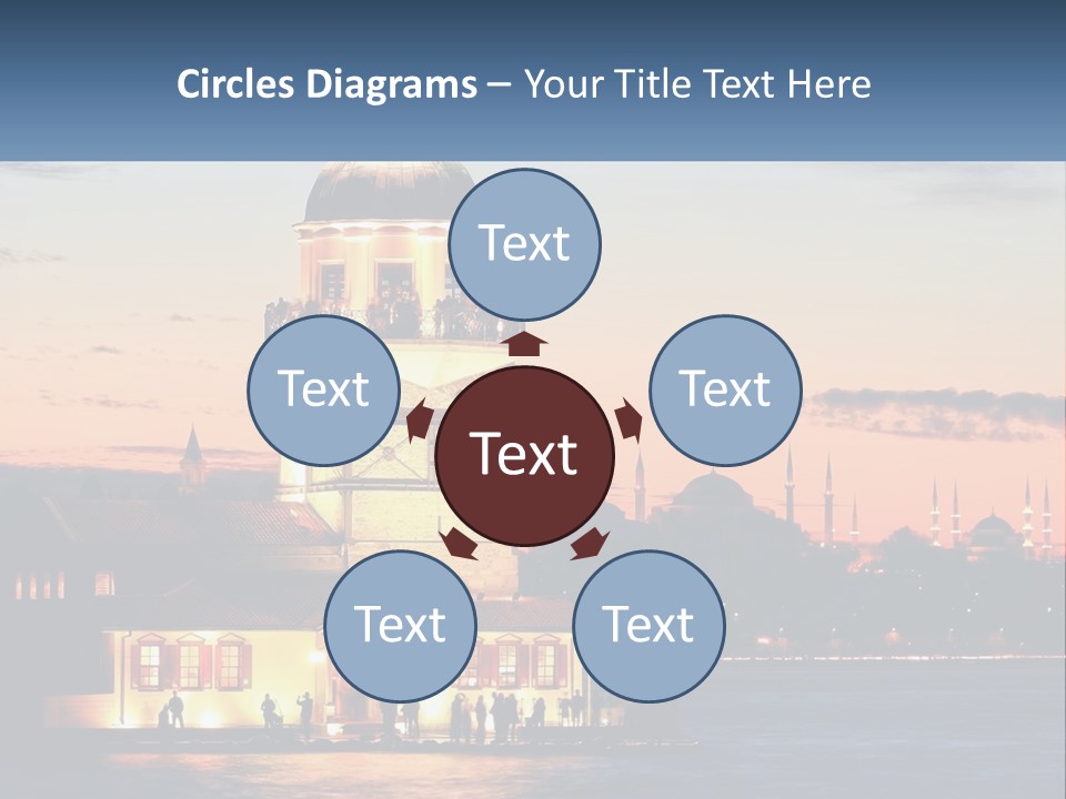 Historical Sundown Vacation PowerPoint Template