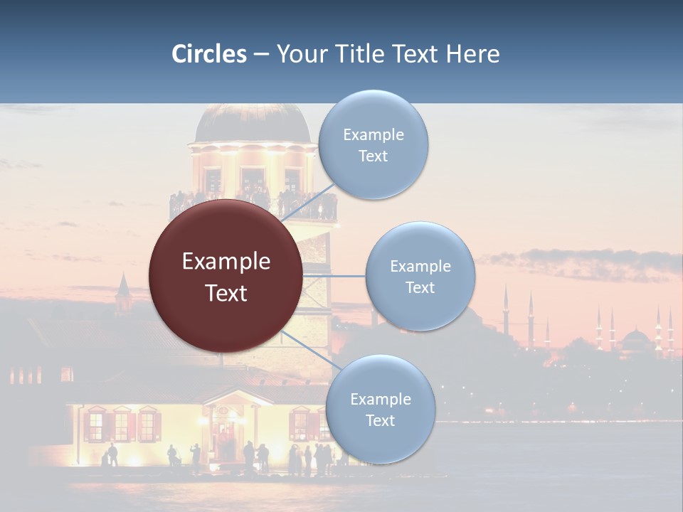 Historical Sundown Vacation PowerPoint Template