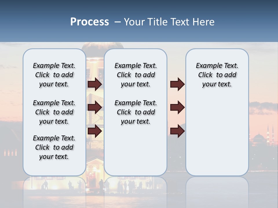 Historical Sundown Vacation PowerPoint Template