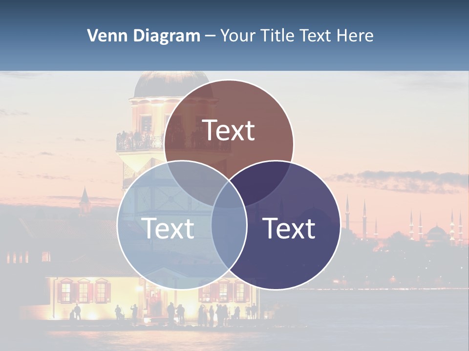 Historical Sundown Vacation PowerPoint Template