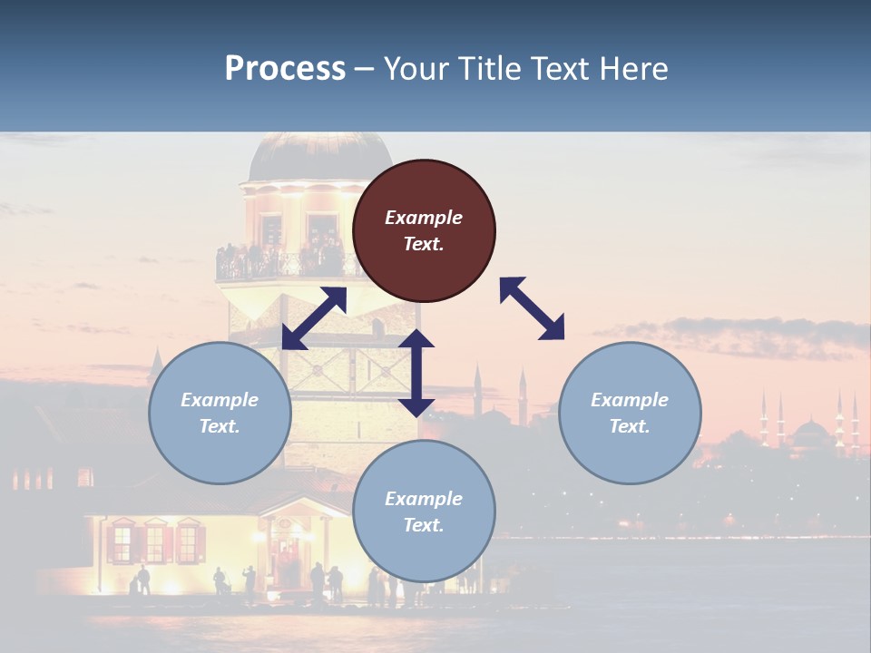 Historical Sundown Vacation PowerPoint Template