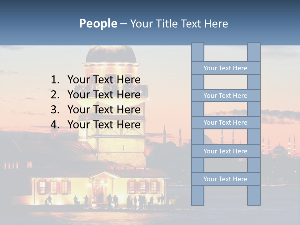 Historical Sundown Vacation PowerPoint Template