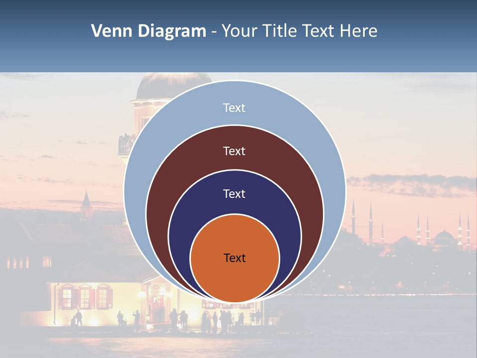 Historical Sundown Vacation PowerPoint Template