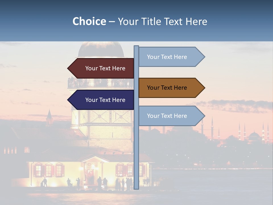 Historical Sundown Vacation PowerPoint Template