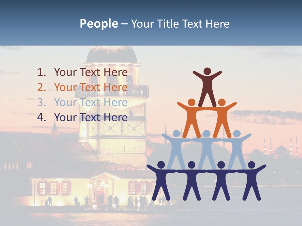 Historical Sundown Vacation PowerPoint Template