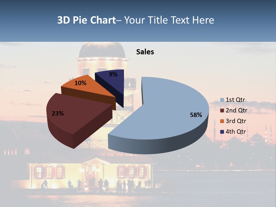 Historical Sundown Vacation PowerPoint Template