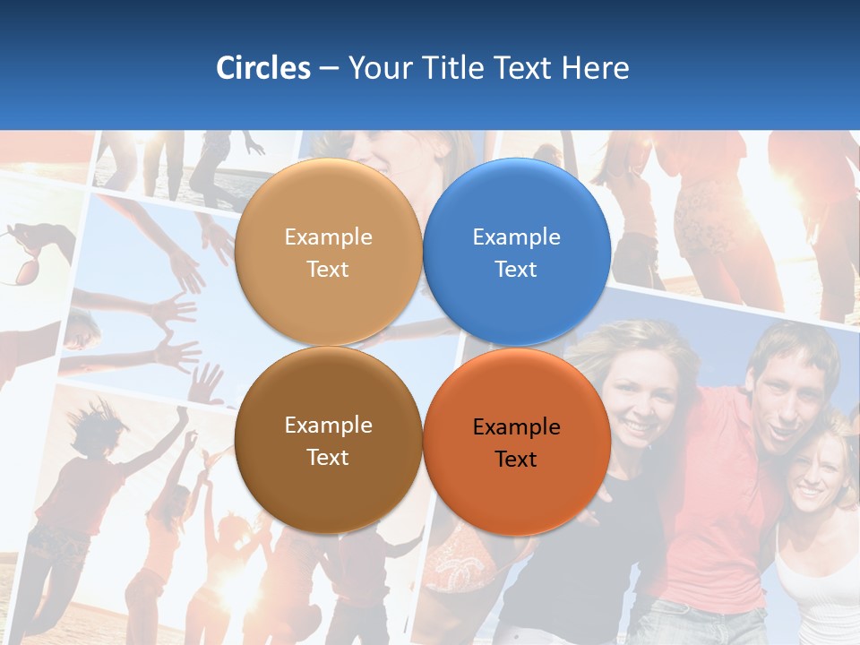 Friendship Beautiful Festival PowerPoint Template