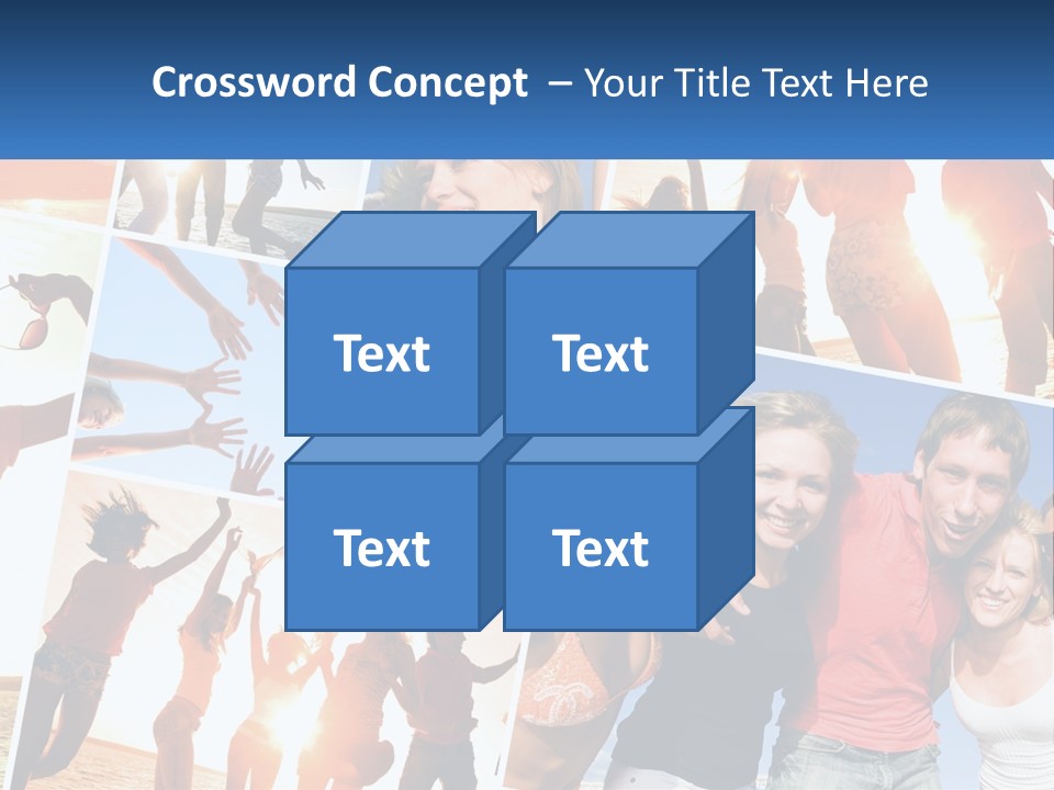 Friendship Beautiful Festival PowerPoint Template