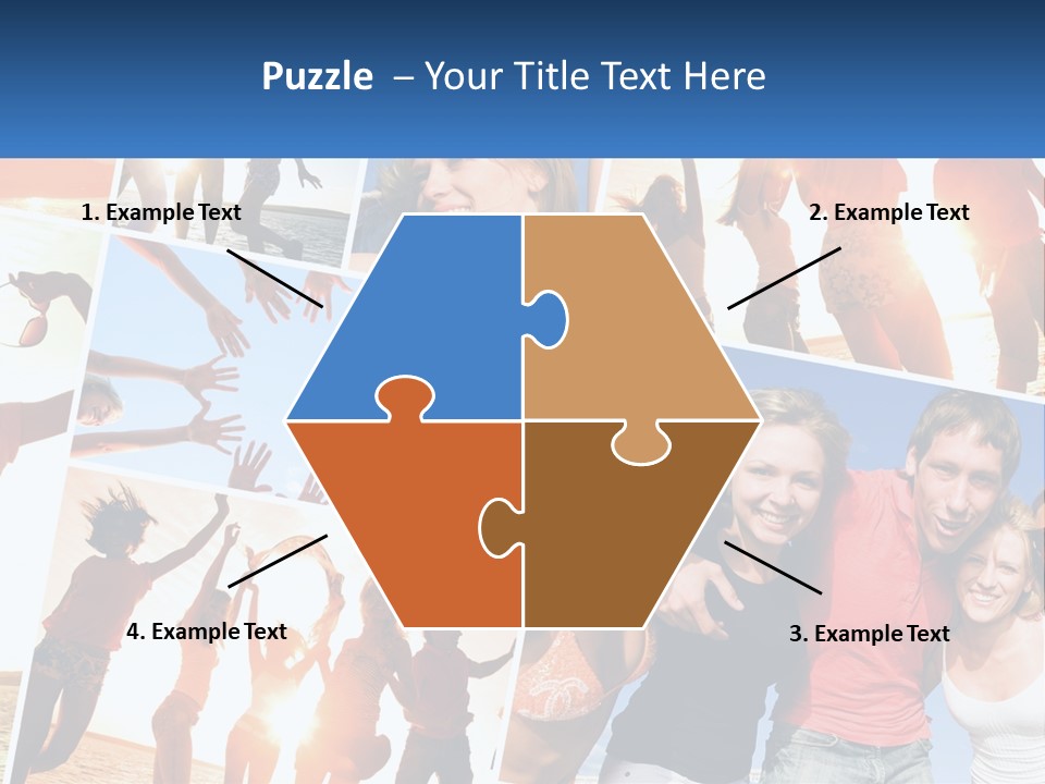 Friendship Beautiful Festival PowerPoint Template