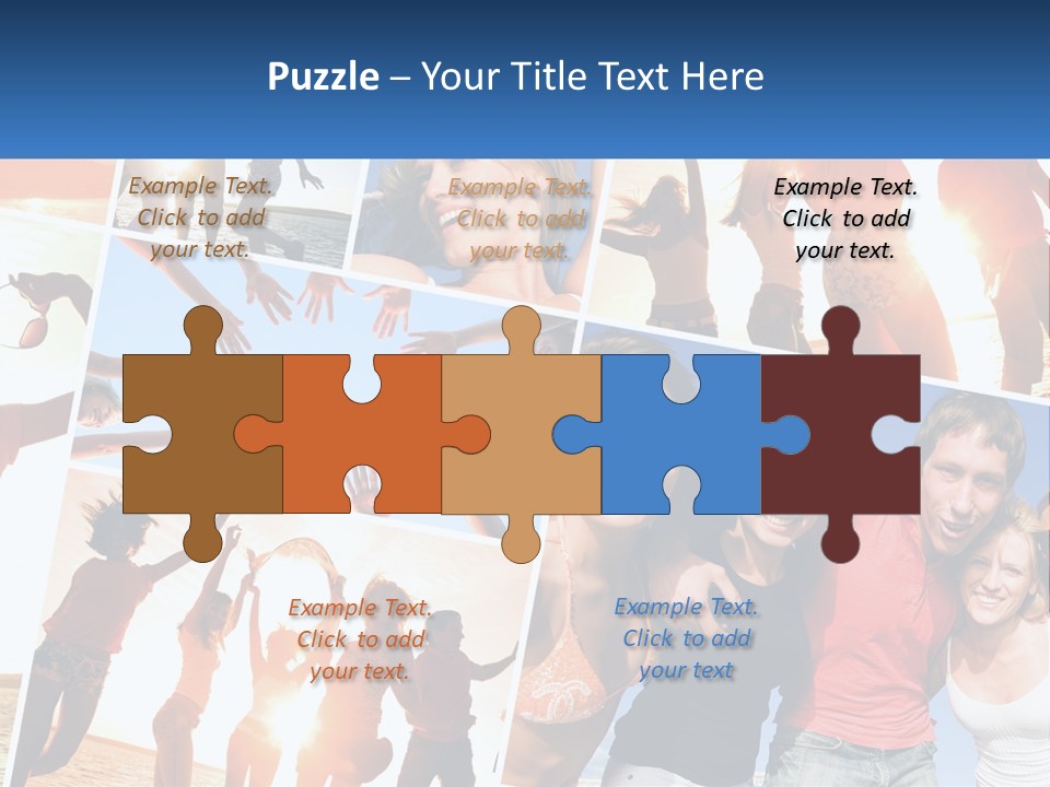 Friendship Beautiful Festival PowerPoint Template