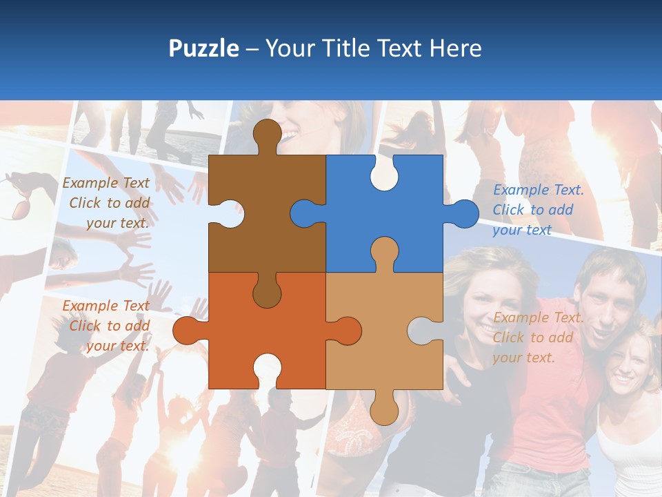 Friendship Beautiful Festival PowerPoint Template