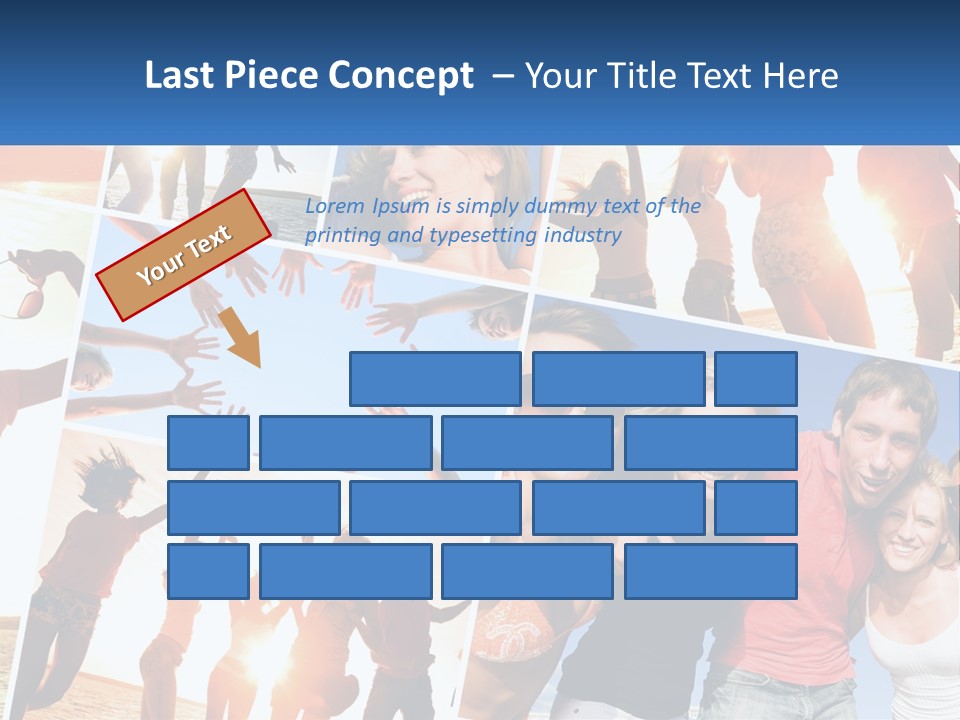 Friendship Beautiful Festival PowerPoint Template