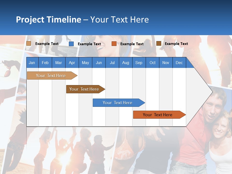 Friendship Beautiful Festival PowerPoint Template