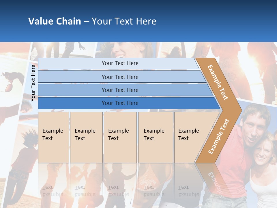 Friendship Beautiful Festival PowerPoint Template