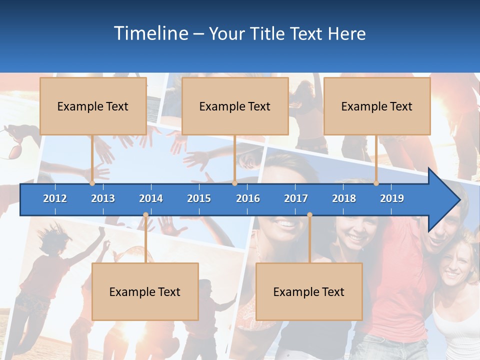 Friendship Beautiful Festival PowerPoint Template