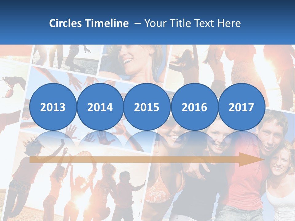 Friendship Beautiful Festival PowerPoint Template