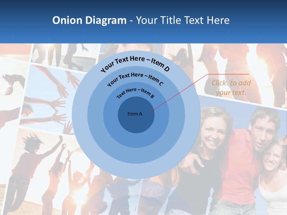 Friendship Beautiful Festival PowerPoint Template