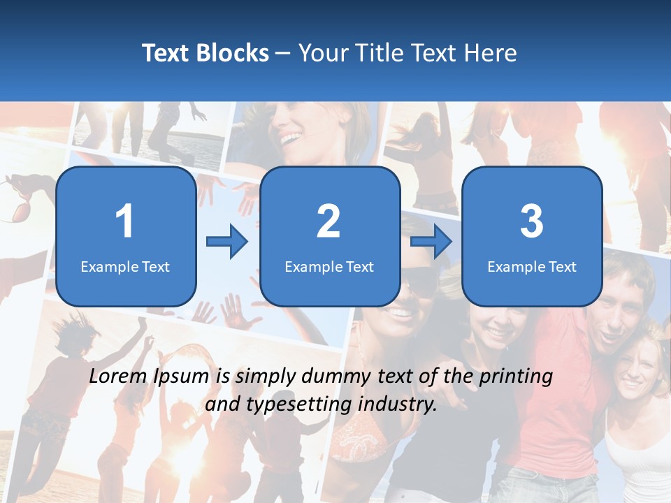 Friendship Beautiful Festival PowerPoint Template