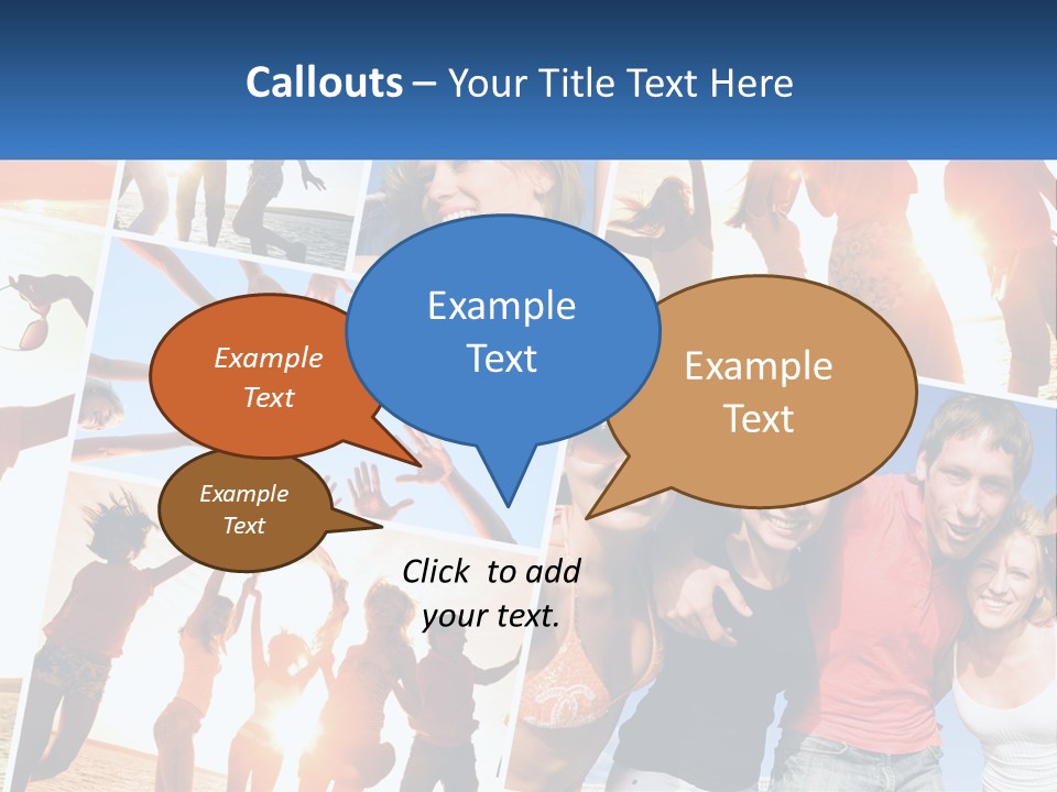 Friendship Beautiful Festival PowerPoint Template