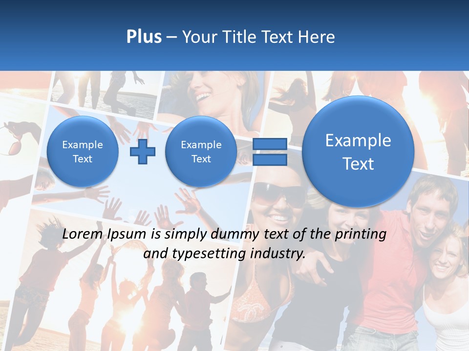 Friendship Beautiful Festival PowerPoint Template