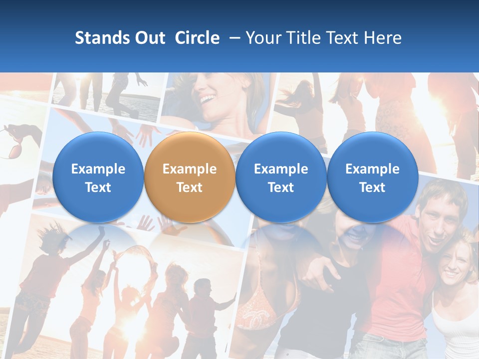 Friendship Beautiful Festival PowerPoint Template