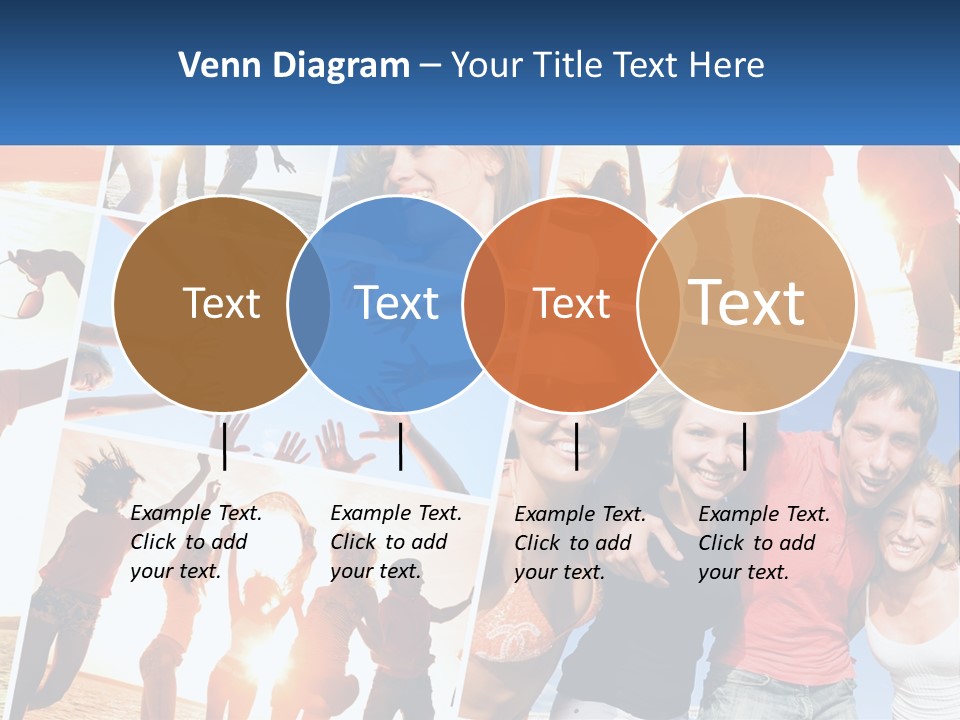 Friendship Beautiful Festival PowerPoint Template