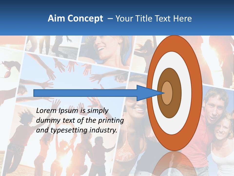 Friendship Beautiful Festival PowerPoint Template