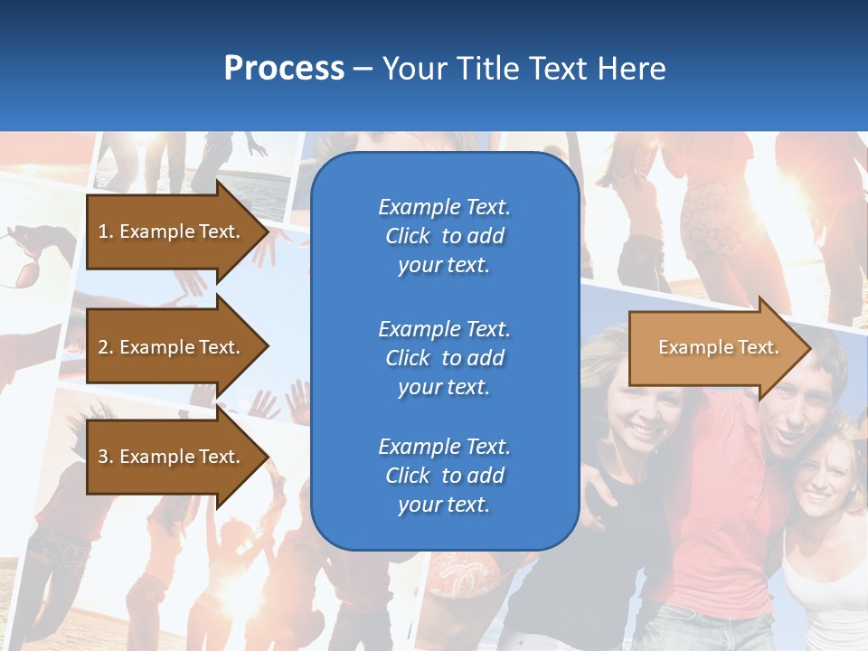 Friendship Beautiful Festival PowerPoint Template