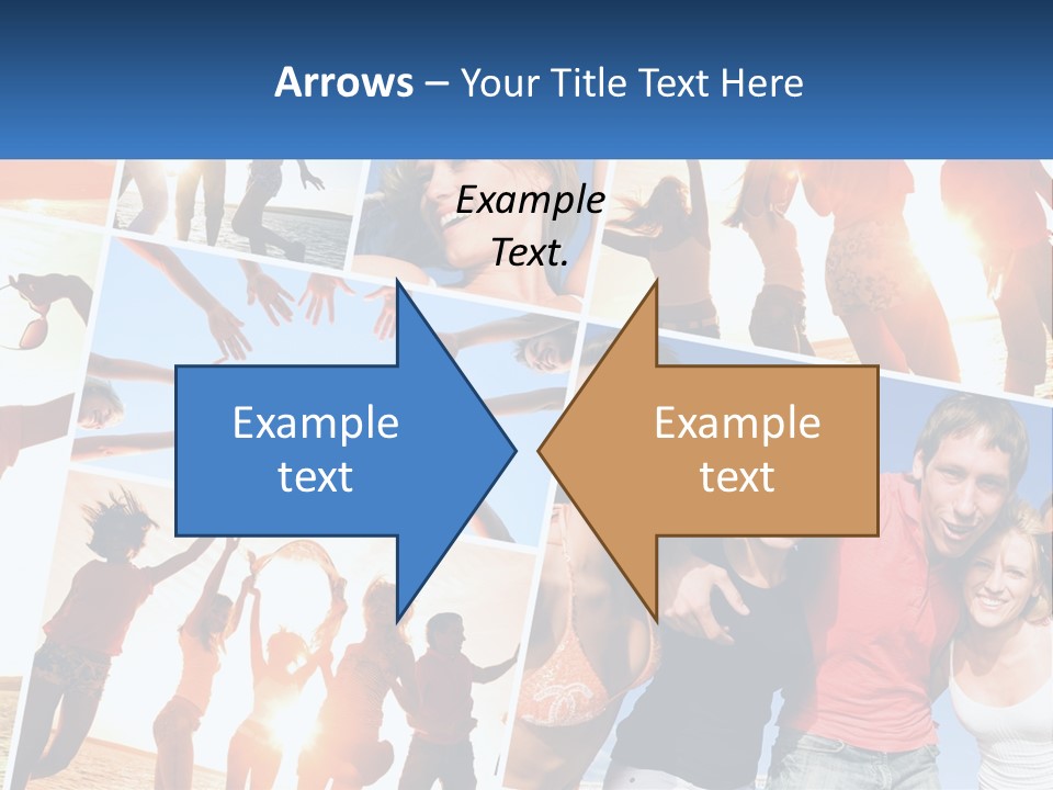 Friendship Beautiful Festival PowerPoint Template