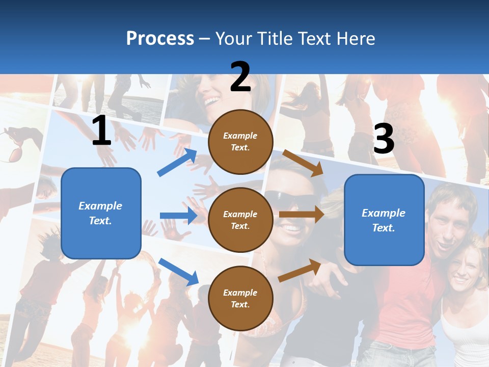 Friendship Beautiful Festival PowerPoint Template