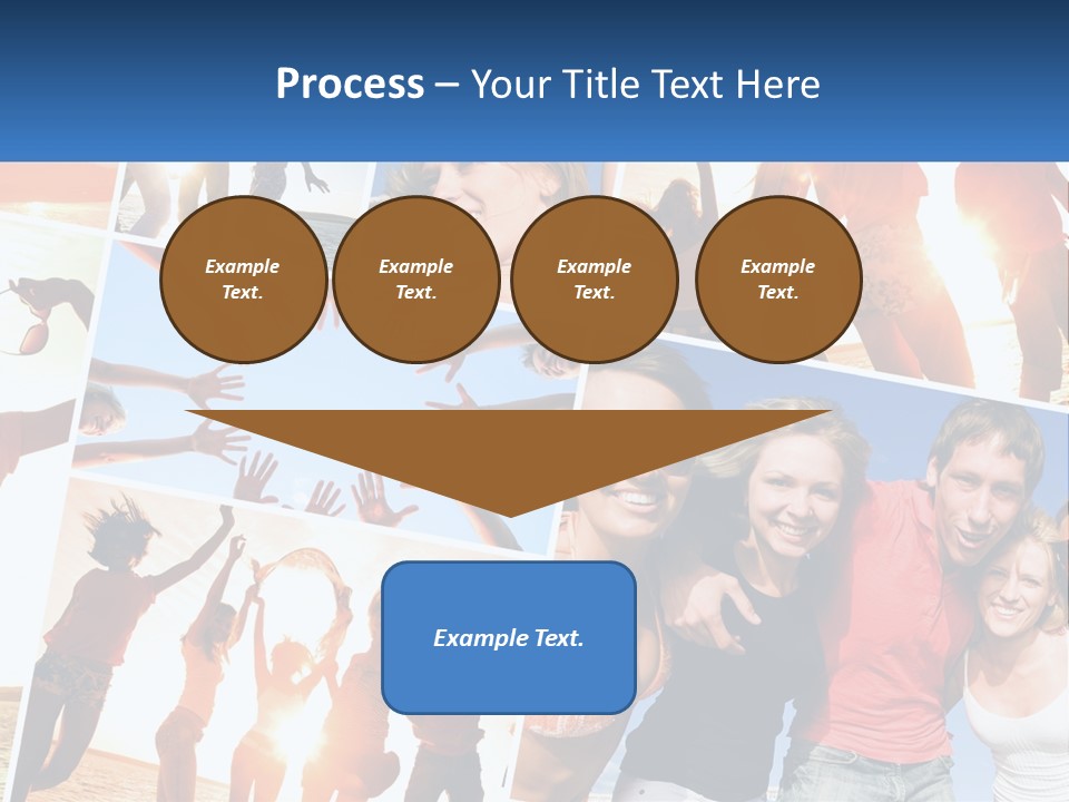 Friendship Beautiful Festival PowerPoint Template