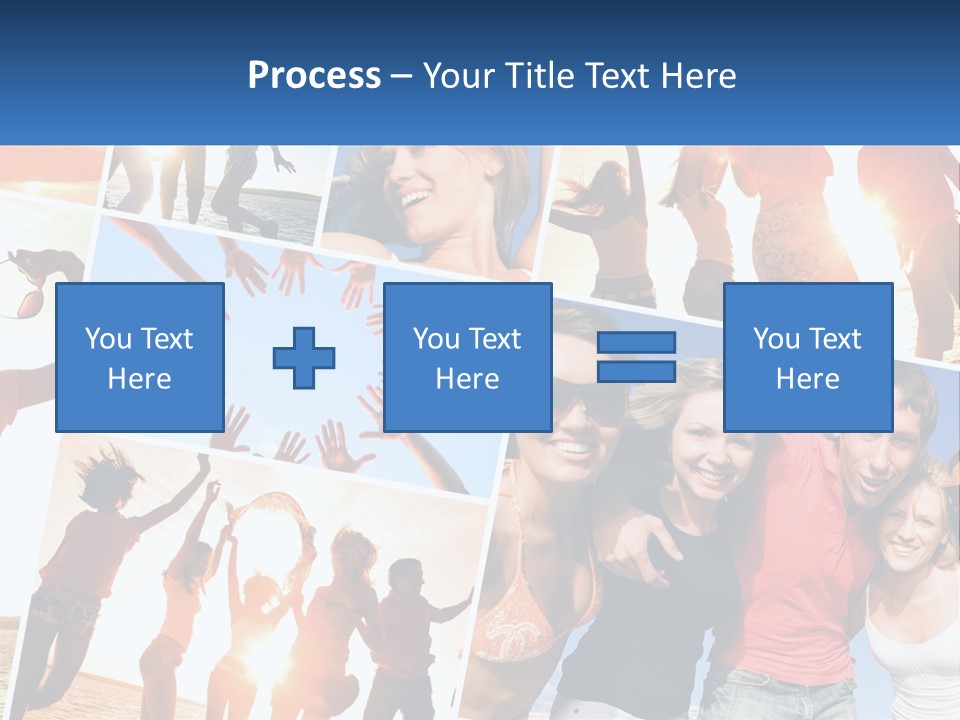 Friendship Beautiful Festival PowerPoint Template