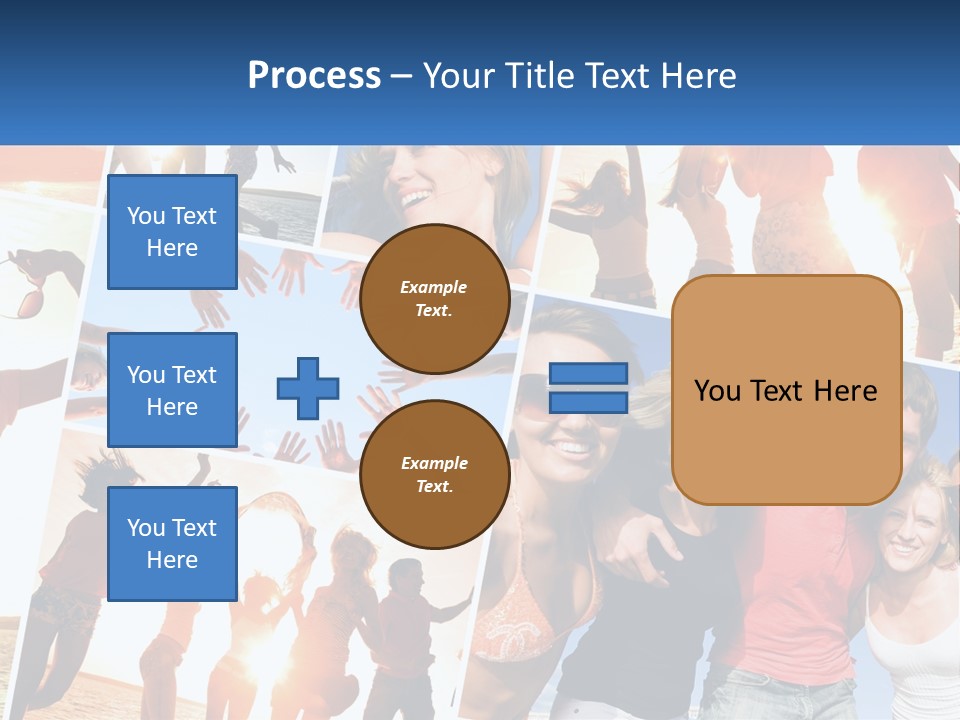 Friendship Beautiful Festival PowerPoint Template