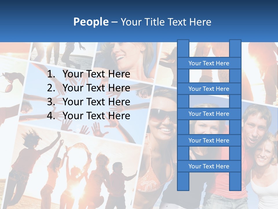 Friendship Beautiful Festival PowerPoint Template