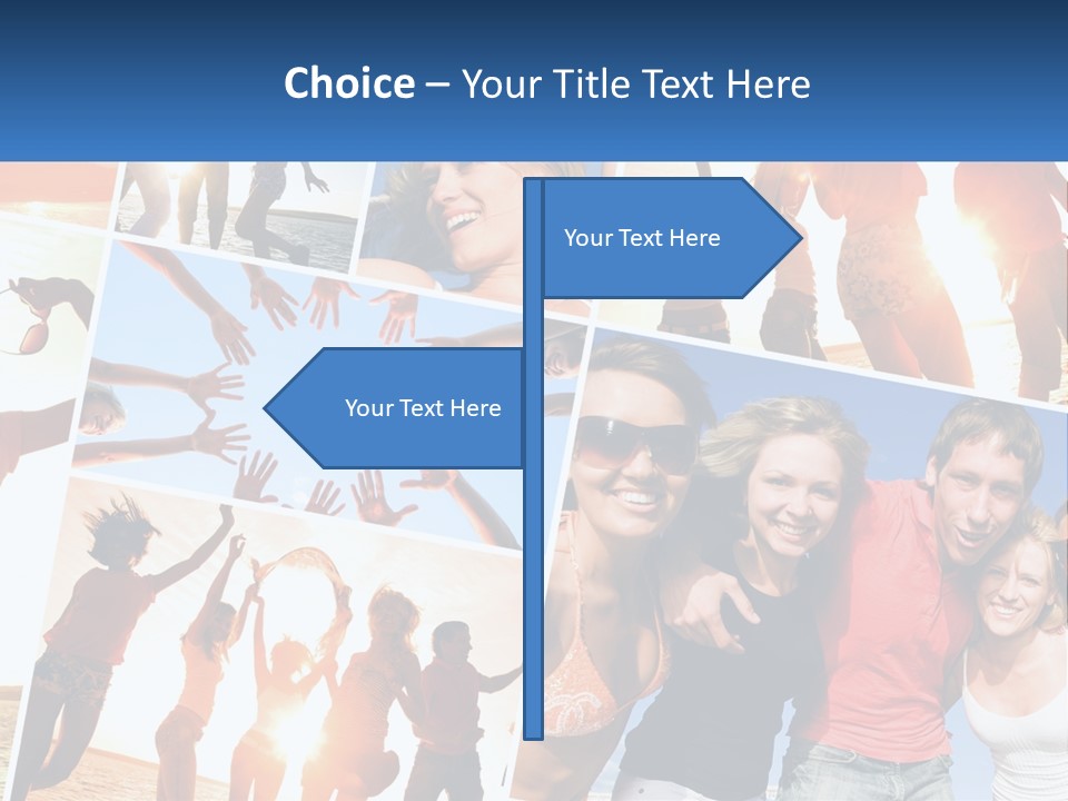 Friendship Beautiful Festival PowerPoint Template