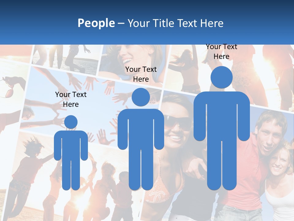 Friendship Beautiful Festival PowerPoint Template