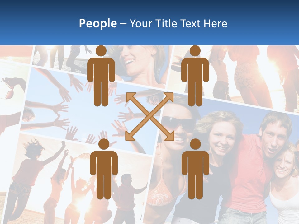 Friendship Beautiful Festival PowerPoint Template