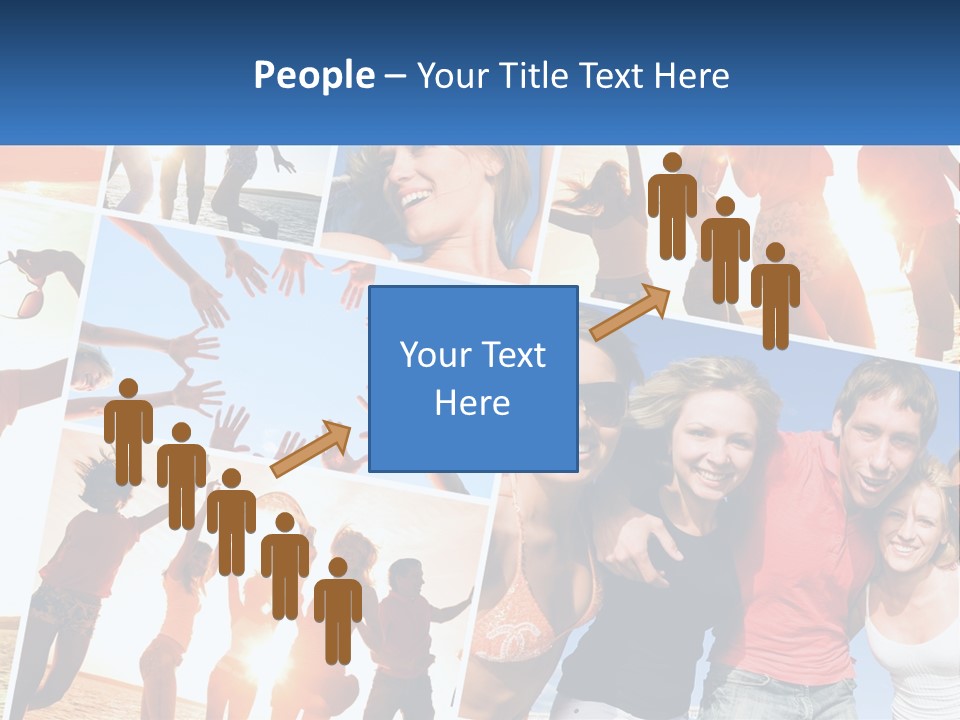 Friendship Beautiful Festival PowerPoint Template