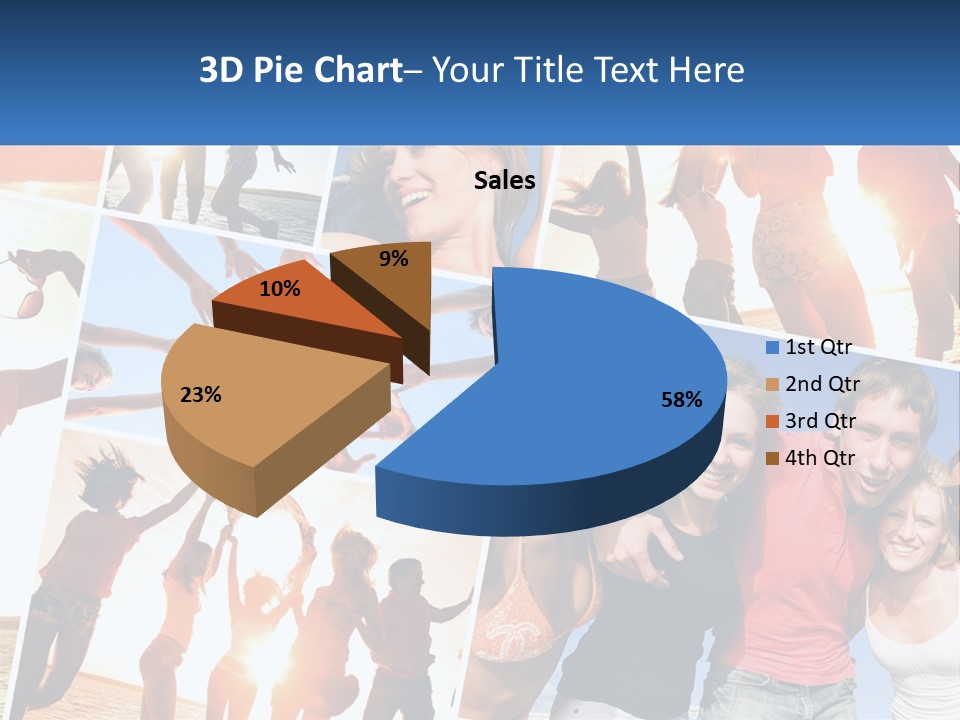 Friendship Beautiful Festival PowerPoint Template
