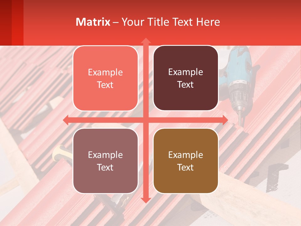 Red Assembly Clay PowerPoint Template