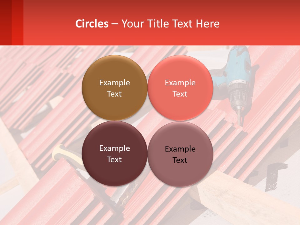 Red Assembly Clay PowerPoint Template